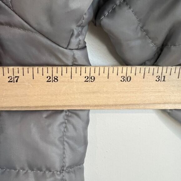 Woman Within Women's Size 26/28 2X Plus Grey Quilted Full Zip Jacket Coat - Picture 12 of 14